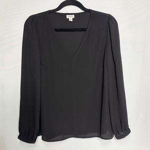 J. Crew Sheer V-Neck